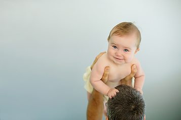 8 month old Baby Girl Ruby | Charlottesville Baby Portraiture